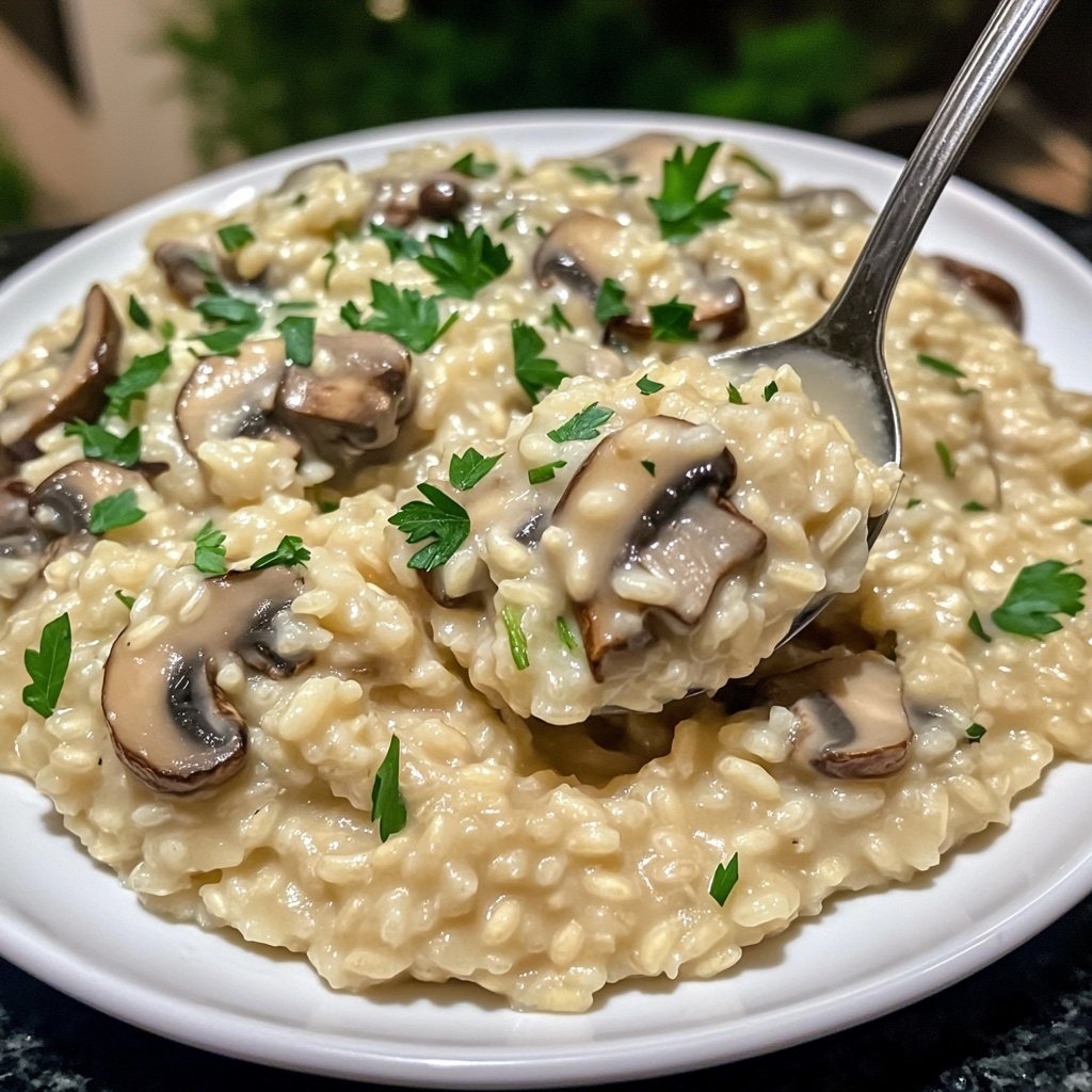 Romantic Mushroom Risotto