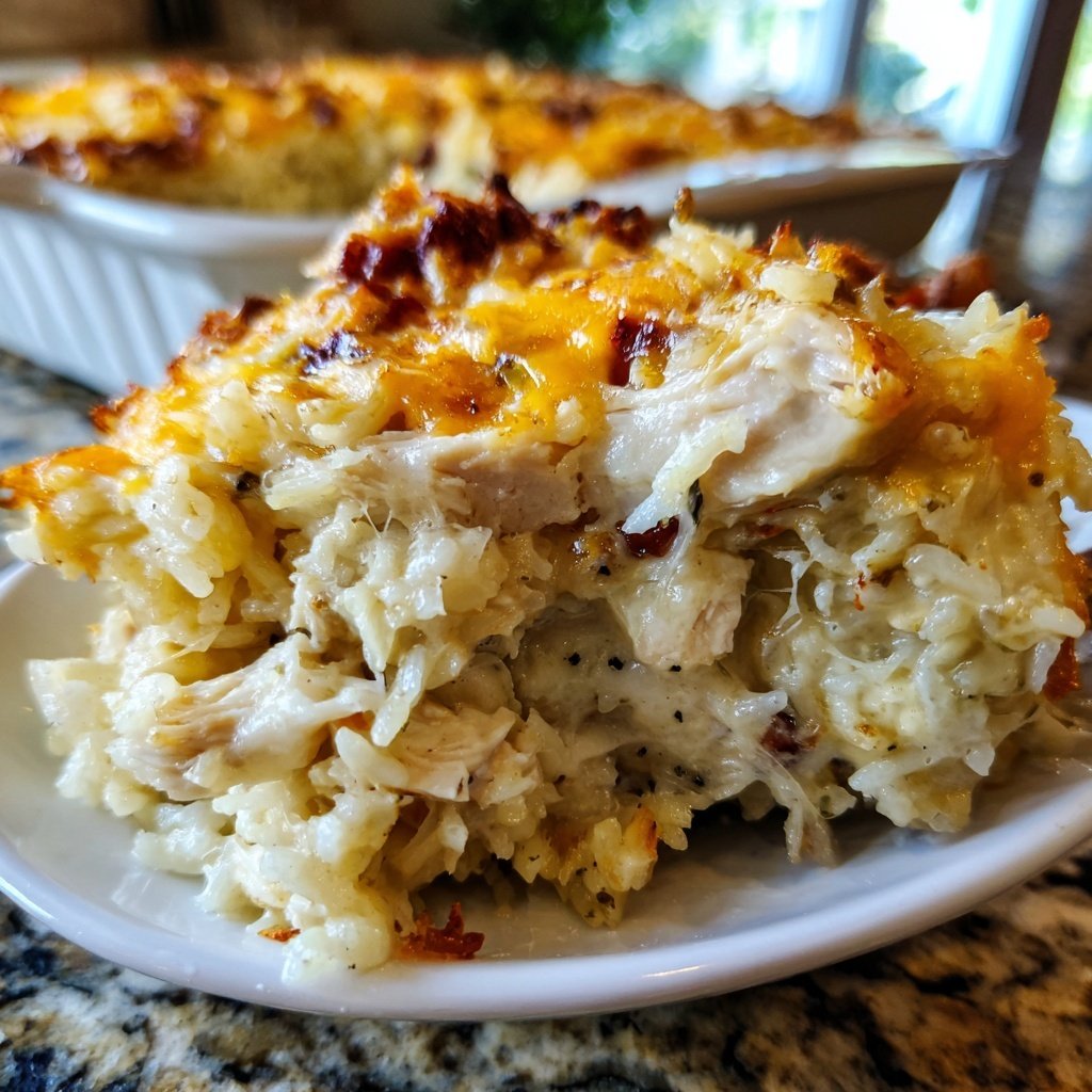 Creamy Chicken And Rice Casserole