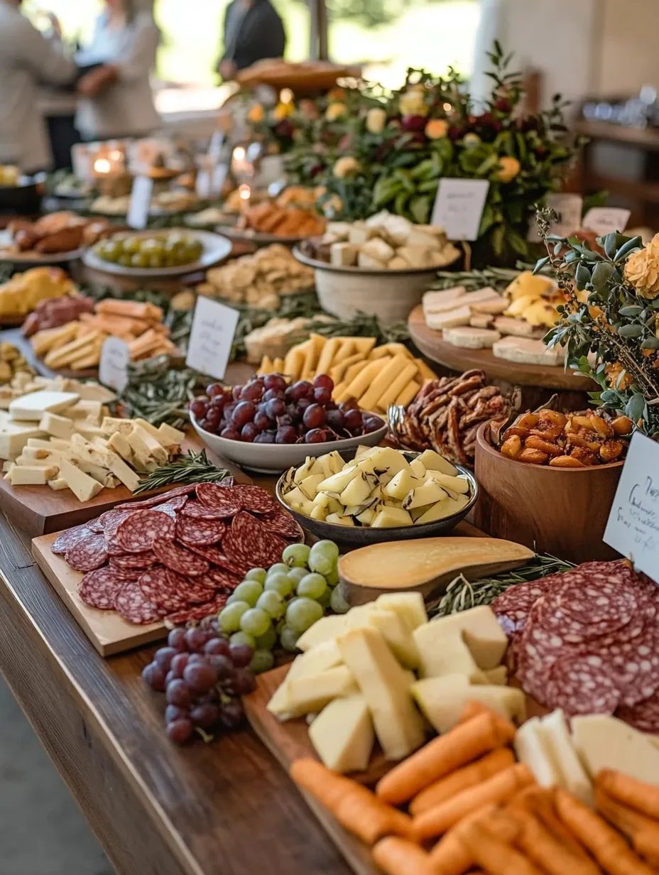 Grazing Table Ideas Wedding Reception