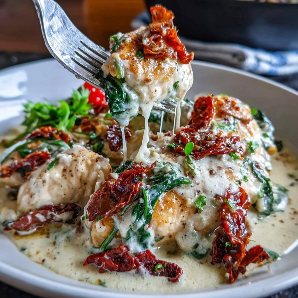 Food Recipes Creamy Tuscan Chicken