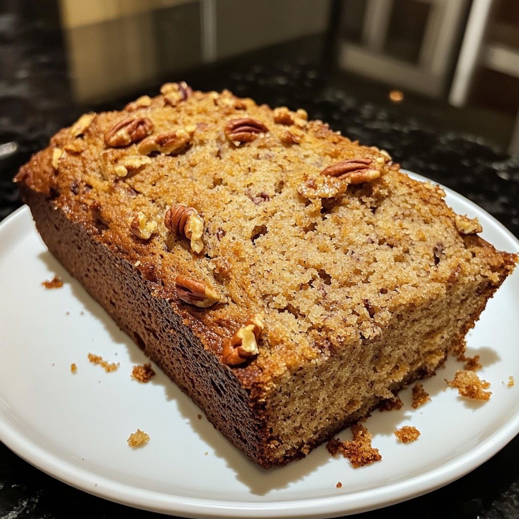Banana Bread with Pecans Recipe