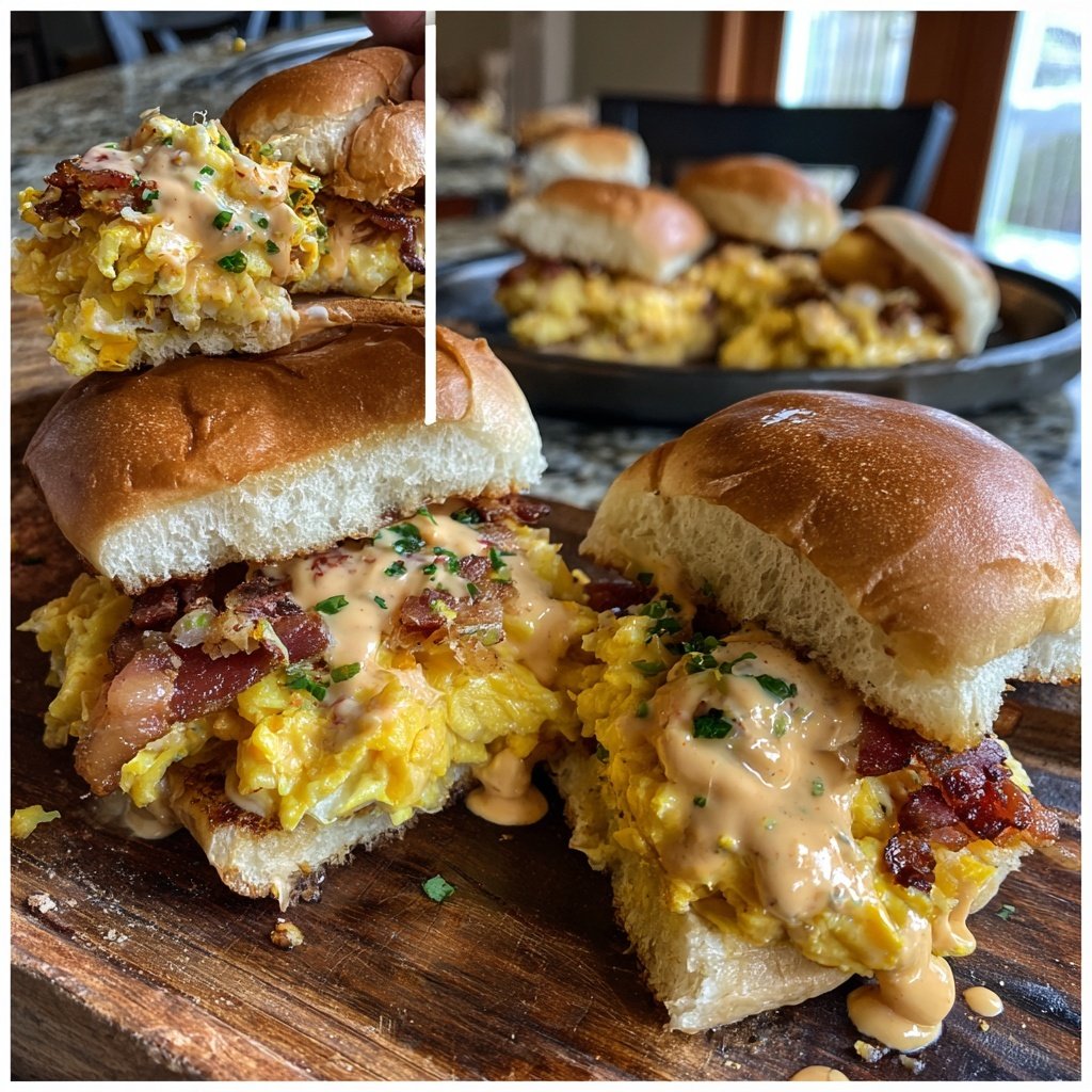 Crowd Friendly Breakfast Sliders
