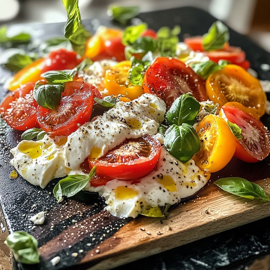 Romantic Tomato Burrata Salad