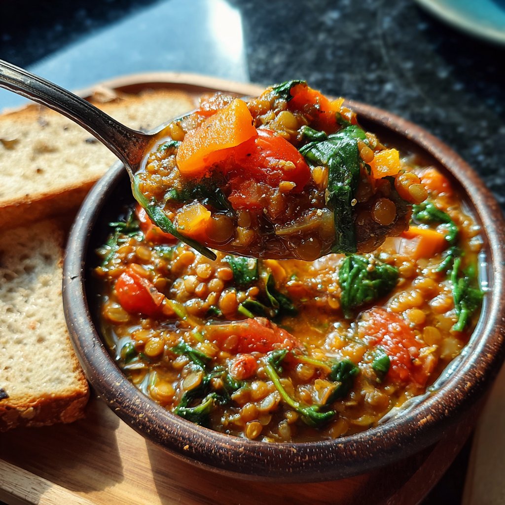 Healthy Dinner Lentil Vegetable Stew