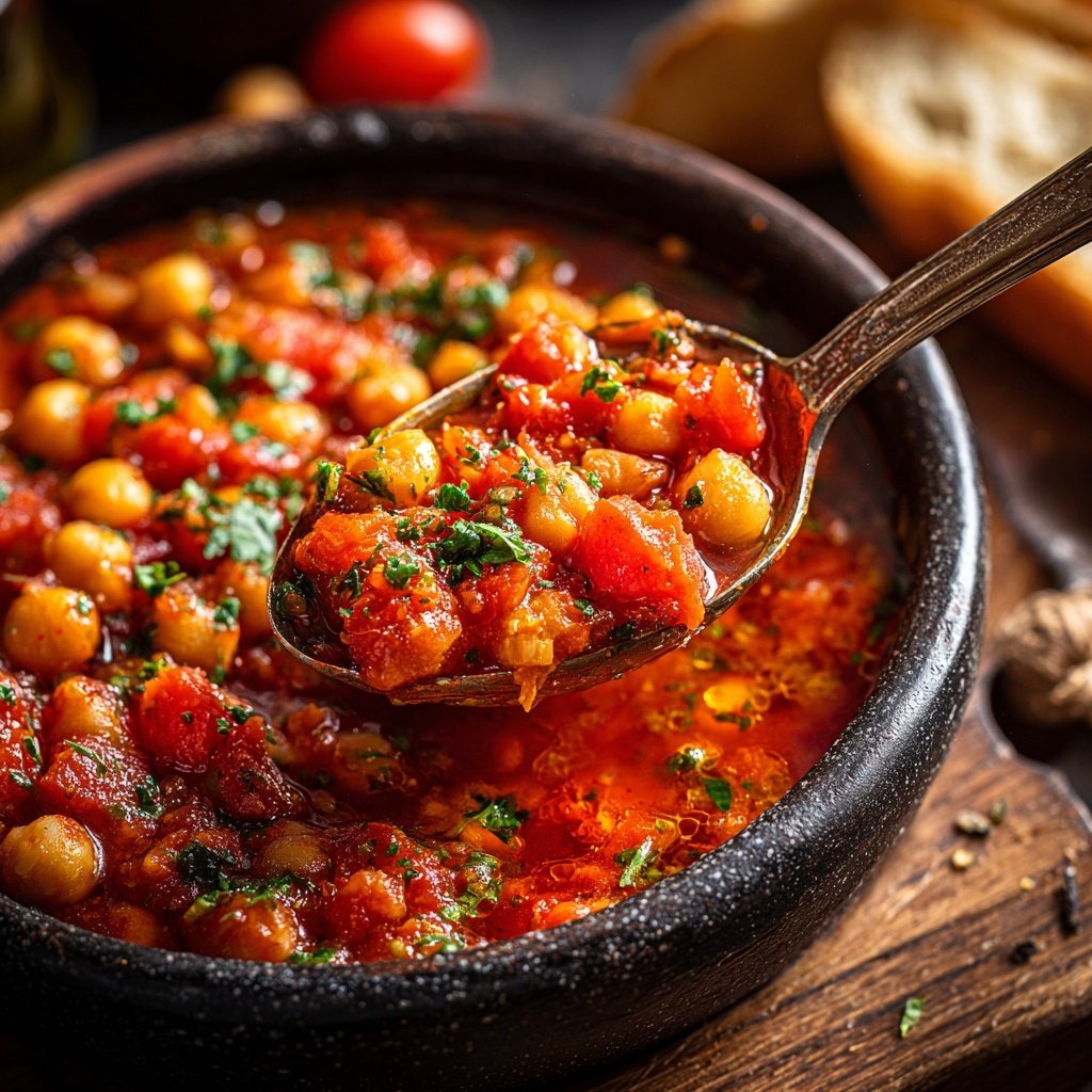Healthy Dinner Tomato Chickpea Stew