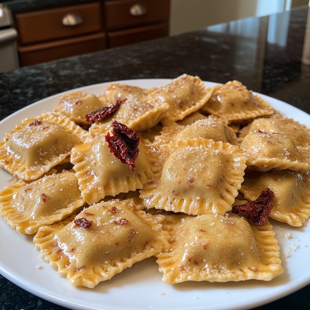 Creamy Tuscan Ravioli