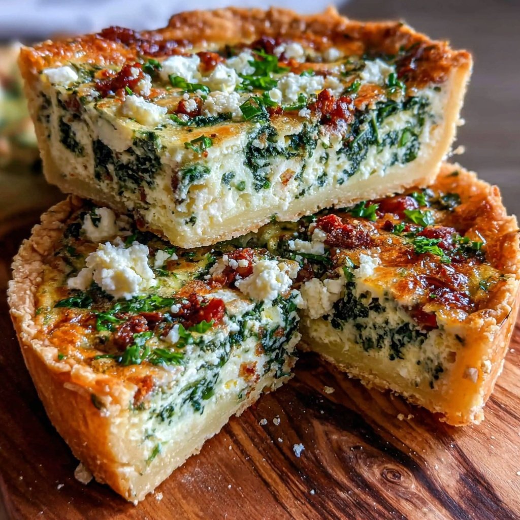 Spring Brunch Spinach And Feta Quiche