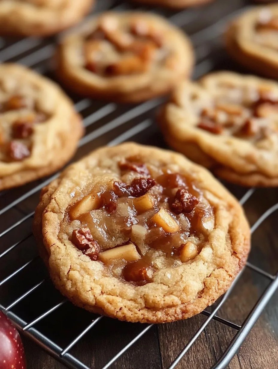 Salted Caramel Apple Pie Cookies