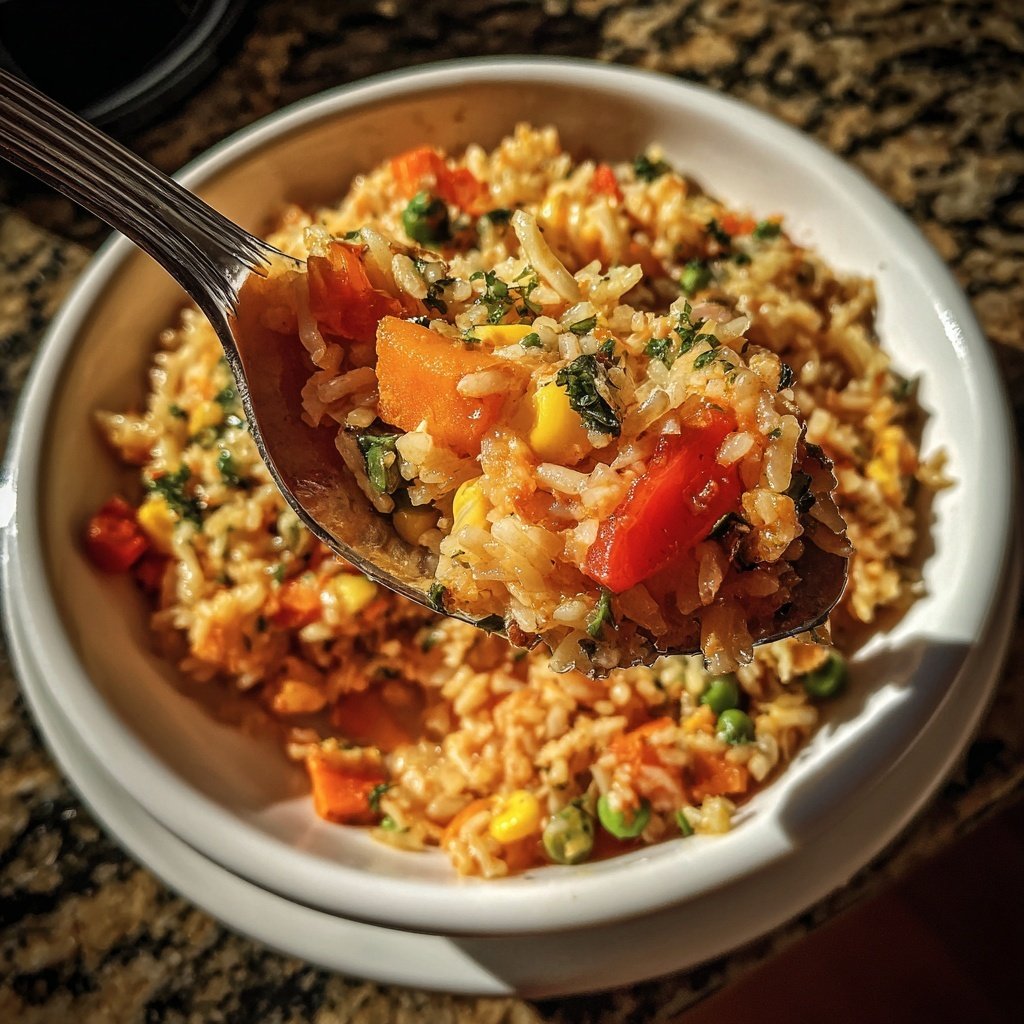 Smoky Paprika Veggie Rice
