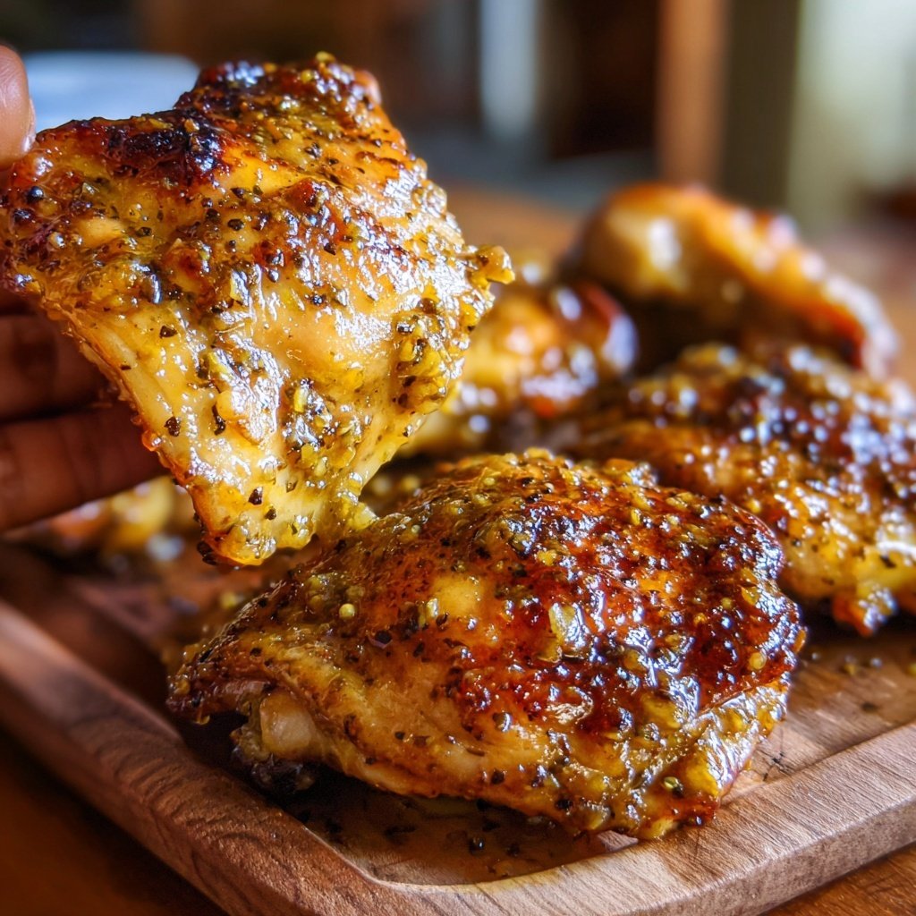 Honey Mustard Chicken Thighs