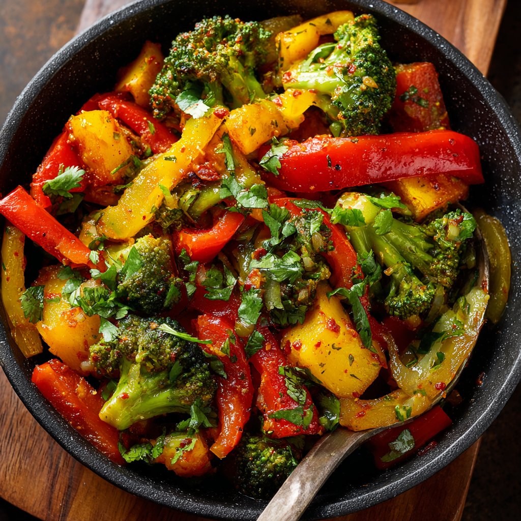 Jamaican Garlic Lime Vegetables