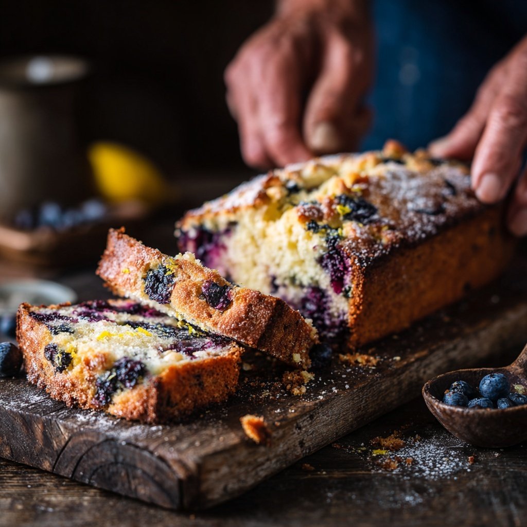 Blueberry Lemon Rustic Loaf