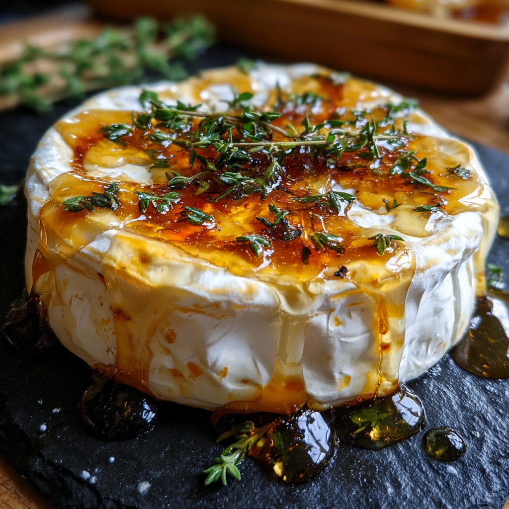 Camembert with Honey and Thyme