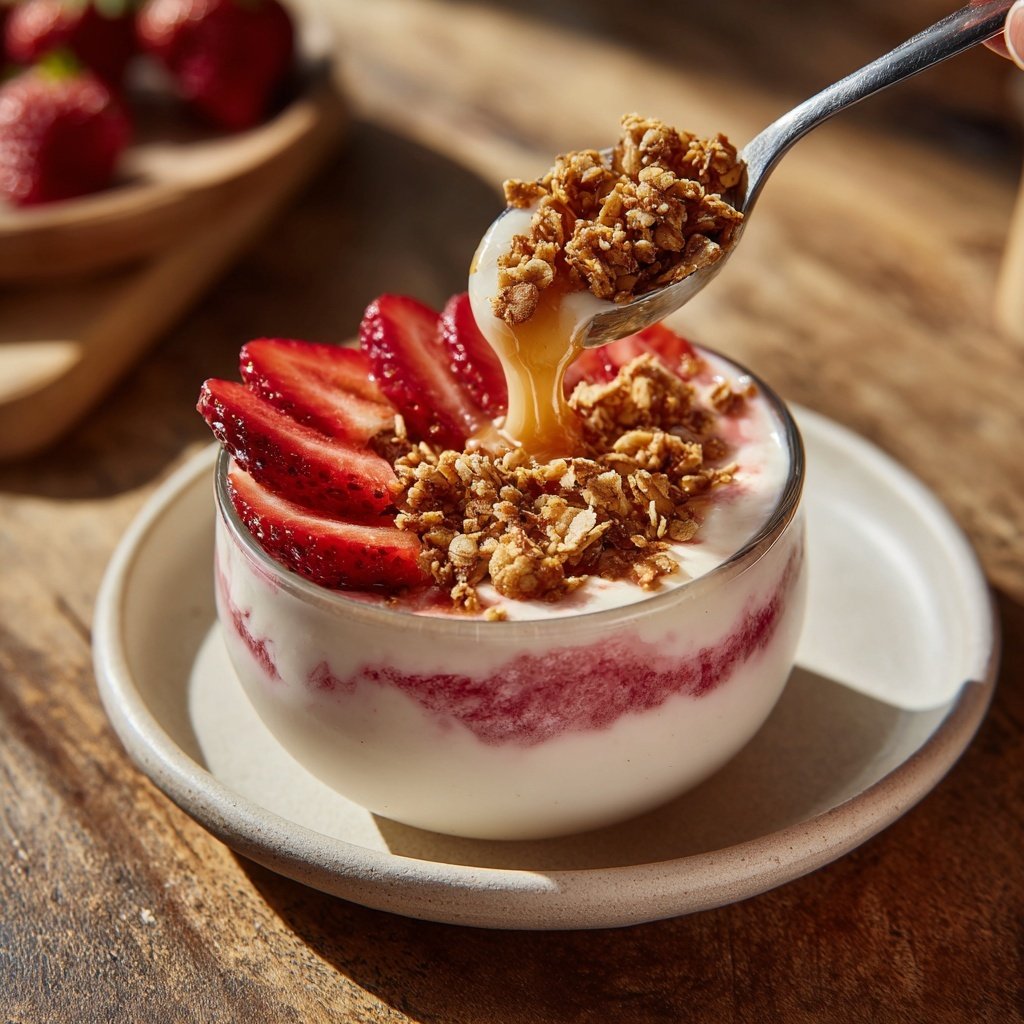 Strawberry Yogurt Breakfast Bowls