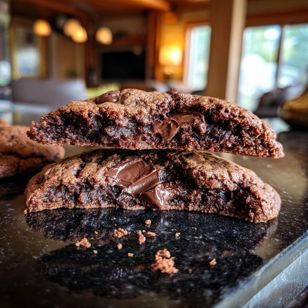 Brownie Mix Double Chocolate Cookies